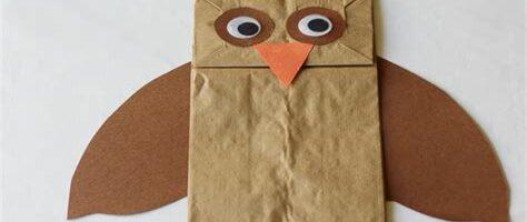 Free Lesson Plan: Paper Bag Owls