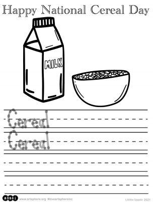 National Cereal Day Handout
