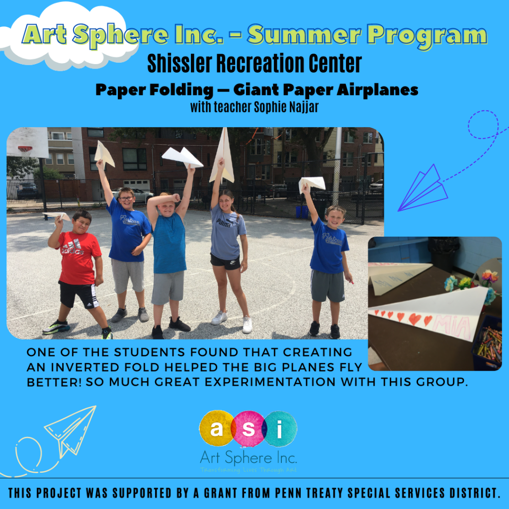 Giant Paper Airplanes – Shissler Rec Center