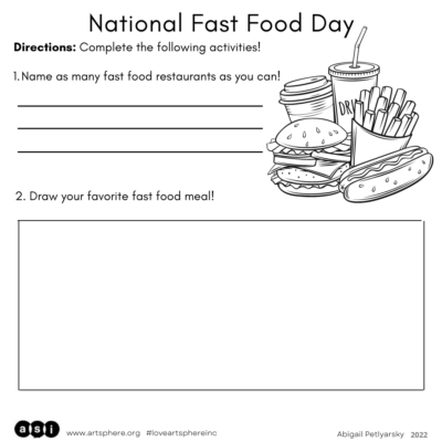 NATIONAL FAST FOOD DAY