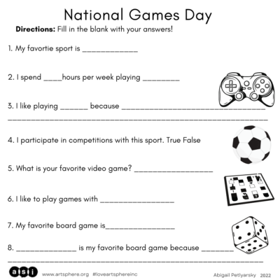 NATIONAL GAMES DAY