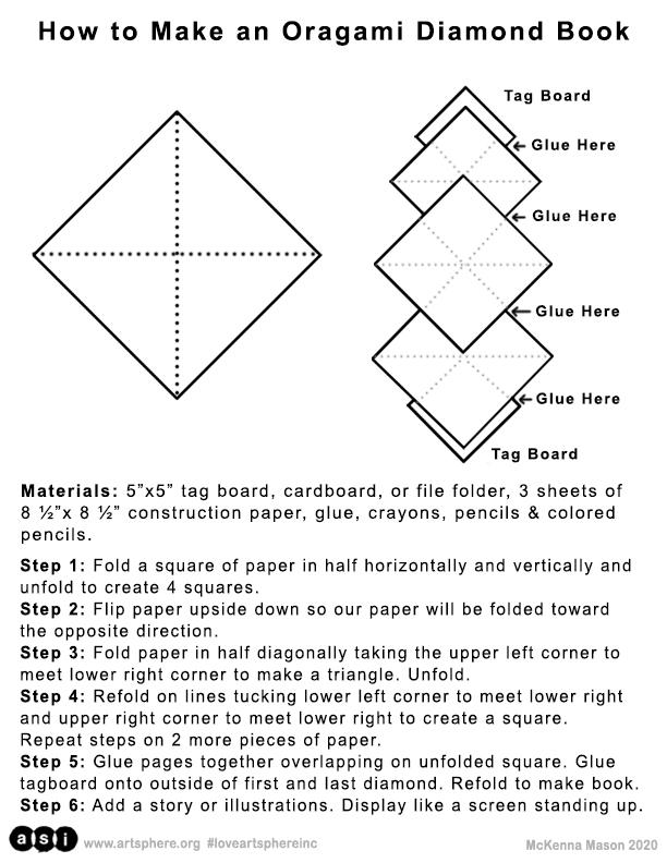 Make an Origami Diamond Book